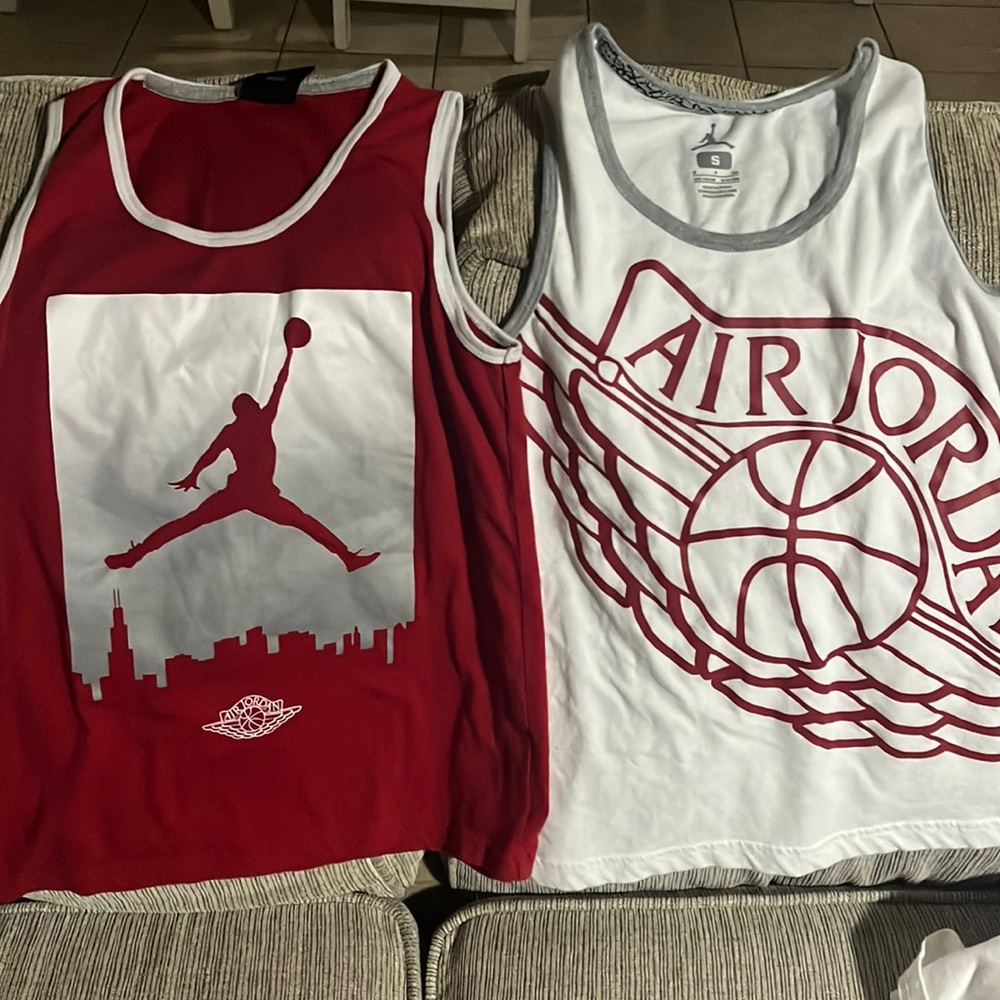 Small muscle shirts Jordan